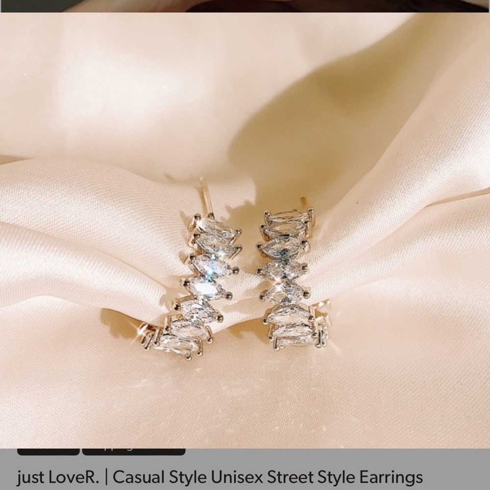 Just Lover Casual Style Unisex Street Style Earrings